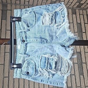 KanCan Distressed Jean Shorts Sz 7/27